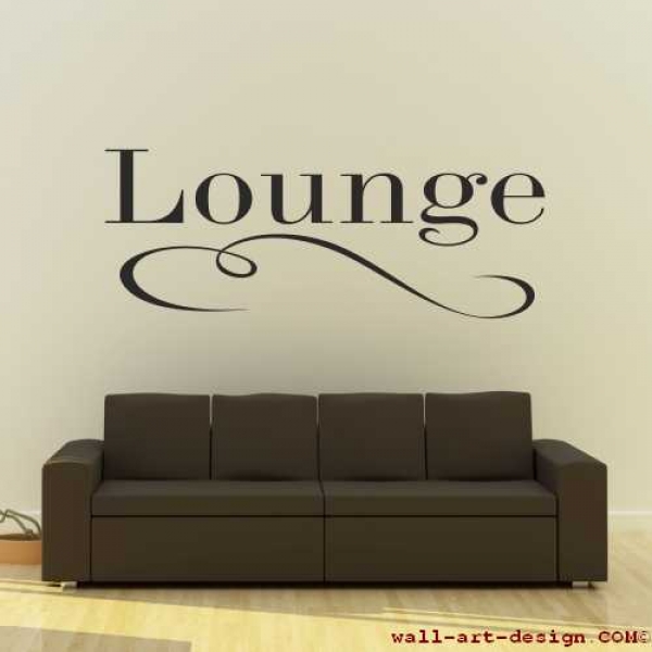 Lounge luxuriöses Wandtattoo
